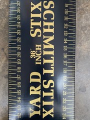 OFFICIAL SCHMITT STIX YARD STICK REISSUE SKATEBOARD DECK GRIPPED SLIGHT WARP
