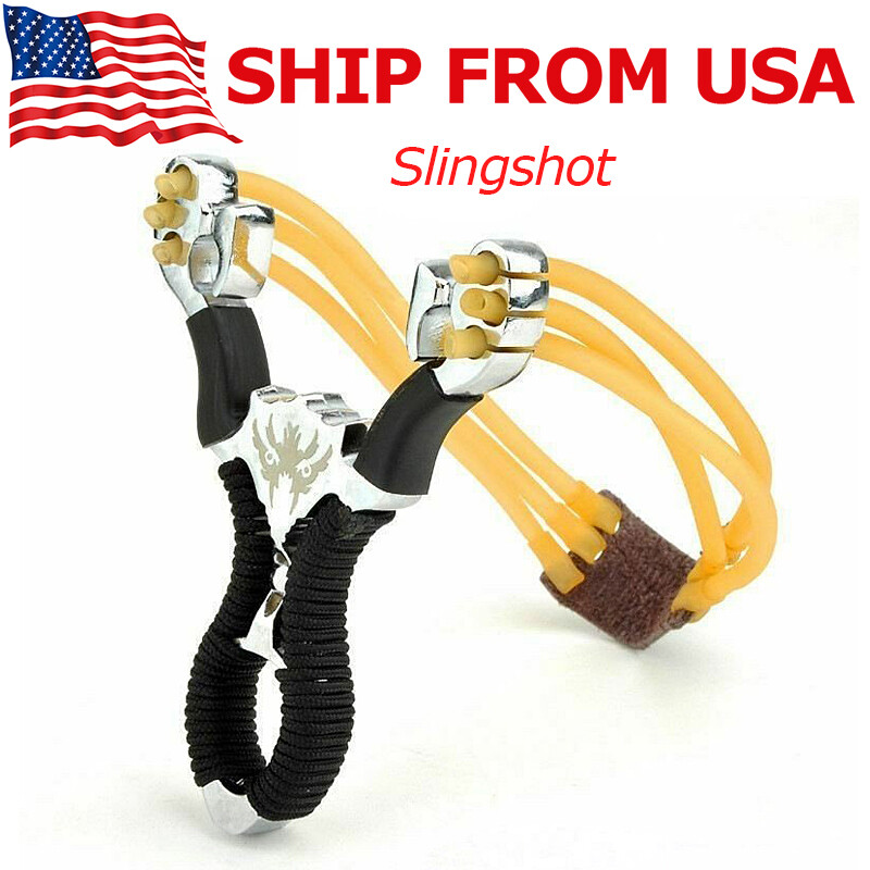 Professional Slingshot Set High Velocity Catapult Sling Shot for Outdoor Hunting