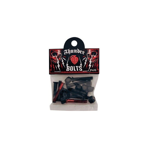 THUNDER HARDWARE 1 1/8 in Phillips SKATEBOARD RED BOLTS