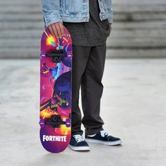 Fortnite 31″ Skateboard – Cruiser Skateboard with Printed Graphic Grip Tape, ABE