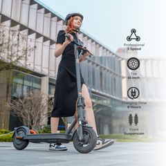2025 ADULT ELECTRIC SCOOTER 367W LONG RANGE HIGH SPEED 10.2AH + SHCK ABSORPTION