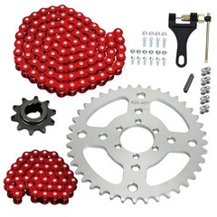 420 Chain 40 Tooth Sprocket 40mm Replacement 420 chain and sprocket 1 Silver