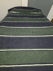 Blue and Green Cotton Blend Horse Saddle Blanket 60×30
