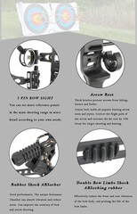 Compound Bow Kit,Hunting&Target,Limb Made in USA,Draw Weight 20-70lbs Adjusta…