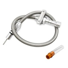 29.5 inch Silver Stainless Transmission Dipstick Tube Fit for GM 4L80E 700R4