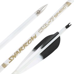6X 32″ Pure Carbon Arrow SP500 Shaft Feather Compound Recurve Bow Hunting Target