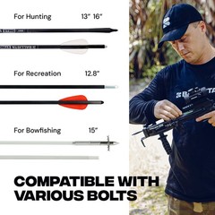 BALLISTA BAT Compound Crossbow Pistol with L-Stock 330fps /130lbs/3lbs
