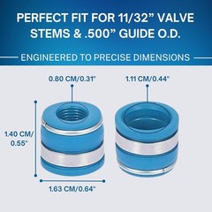 Rubber Positive Valve Stem Seal – Fits an 11/32″ Valve Stem And .500″ Guide
