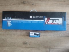 G&G Full Metal ARP 556 PDW AEG Airsoft Rifle Battleship Grey With TRACER UNIT