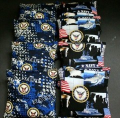 US Navy Ship Military 8 ACA regulation Cornhole bags game