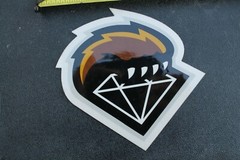 Diamond Supply Clothing Grizzly Bear Claw OG Z34A Vintage Skateboarding STICKER