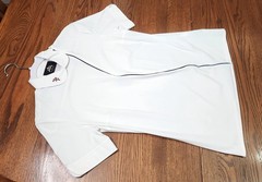 Makebe, New, Snake short sleeve show shirt, white, Large $150