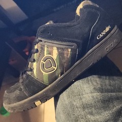 CIRCA Cannon FusionGrip Skateboarding Shoes Black Camouflage