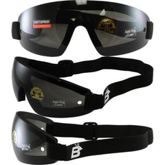 2 PAIR OF Birdz Wing Skydive Sky Diving Goggles Smoked Lens UV400