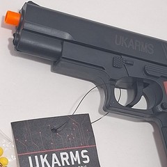 UKARMS 9MM RUGER REPLICA Airsoft PISTOL bbs Included