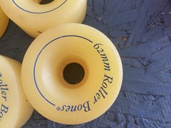 8 Powell Roller Bones 62mm roller skate wheels NICE Skateboard Longboard