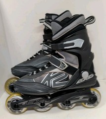 Mens K2 Exo 2.1 Sz 8 40.5 Outdoor Black Performance Inline Skates Roller Blades