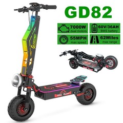 5000W Electric Scooter for Adults 55Miles 50MPH Off-Road Tire Fast E-Scooter NFC