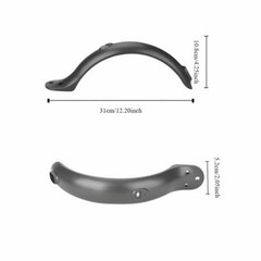 Electric Scooter Rear Mudguard, Black Scooters Mudguard Bracket Replacement P…