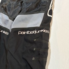 Vintage Paintball Junkies Mens sz 32(34×31) Paintball Pants Black Adjustable