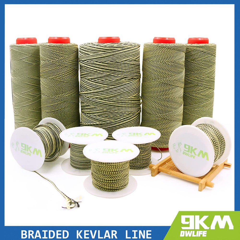 Strong Kevlar Cord 80~400lb Braided Fishing Assist Line Camping Made with Kevlar