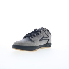 Lakai Telford Low Mens Gray Suede Lace Up Skate Inspired Sneakers Shoes