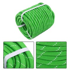 1/2 inch x 125ft Double Braided Rope Breaking Strength 8400 Pounds Green