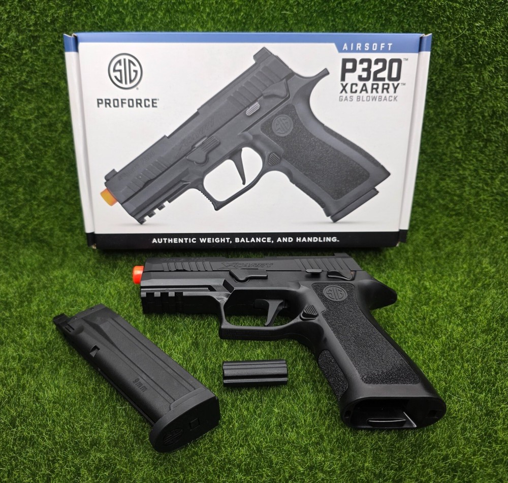 Sig ProForce P320 XCARRY Semi-Auto 6mm BB Airsoft Gun Green Gas – AIR-PF-320XCA