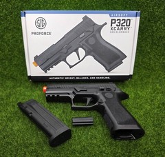 Sig ProForce P320 XCARRY Semi-Auto 6mm BB Airsoft Gun Green Gas – AIR-PF-320XCA