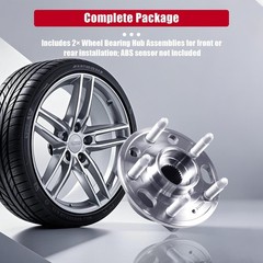 1pcs 513288 Front/Rear Wheel Bearing Hub Assembly, 5-Lug, Fits Cadillac XTS 2…