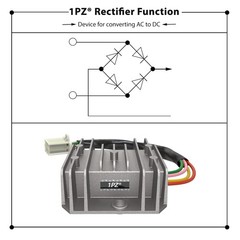 1PZ RV2-W04 4 Wires Voltage Regulator Rectifier for Motorcycle Boat ATV GY6 5…