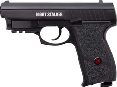 Crosman Night Stalker .177 Cal Air Pistol CO2 BB Gun + 1500 BBs & 5 CO2 (PFM520)