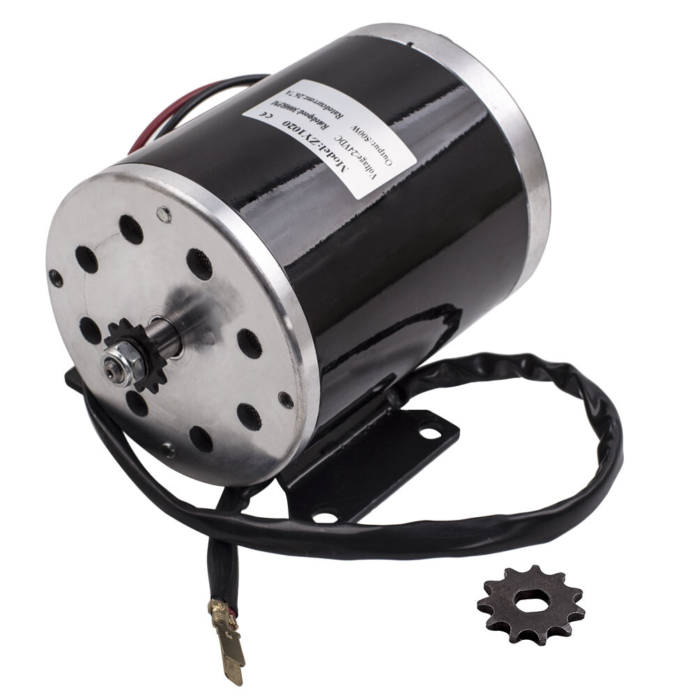500W 24V DC 26.7A Electric Motor MY1020+bracket Set for E-Scooter Electric Bike