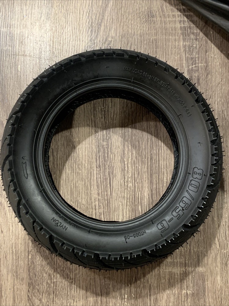 80/65-6, 10×3, 255×80 Off Road Tubeless Tire For Electric Scooter