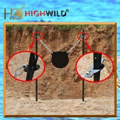 Highwild T-Post Target Hanger (Bald Eagle Style) | F- (2 Set)