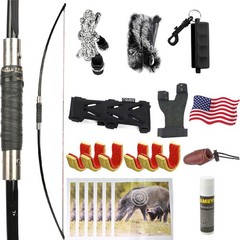 65″ English Traditional Longbow Set 60/65/70lbs Archery Takedown Bow Hunting US