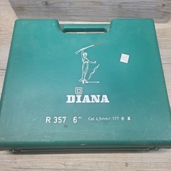 Rare Diana 6″ R357 .177/4.5 Co2 pellet Bb pistol Revolver With Case