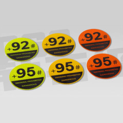 Cartoon Reflective Sticker No.92/95 Fuel Tank Cover Car Sticker Decorative Strip