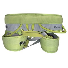 Petzl Corax Climbing Harness Size 2 Gray Green Adjustable ~ Unworn Or Used Once?