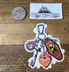 Grizzly Griptape Bear Key Ring Sticker Torey Pudwill Skateboarding Supreme