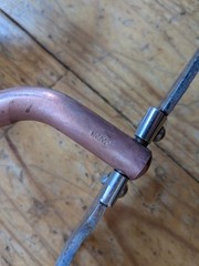 Vintage Simco Western Copper Long Shank Curb Bit