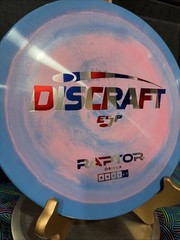 Discraft ESP Raptor Distance Driver Cotton Candy Swirly Flag Foil 170-172g New