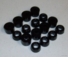 BLACK Medium Hard 92A Replacement Bushings Lot of 16 pcs for 8 Skateboard Trucks