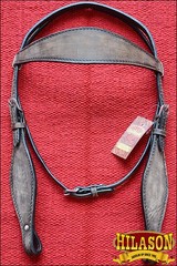 66BH HILASON Western Horse Headstall Breast Collar Set Tack Genuine American