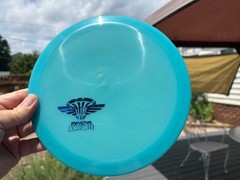 2021 Blue GLOW Flat Champion Eagle Disc Golf Innova Penned (Free Returns) #2416