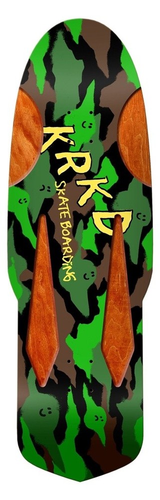Krooked Mark Gonzales Kamo Diamond Quade 10.75 Shaped Skateboard Deck