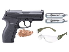 Crosman Phantom P10KT CO2 .177 Cal BB Semi- Auto Air Pistol Kit 480 FPS