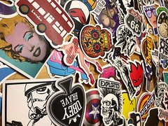200 Skateboard Stickers bomb Vinyl Laptop Luggage Decals Dope Sticker Lot cool