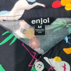 Enjoi Skateboards «PARTY» S/S Woven Button Up Shirt New with Tags in Size M