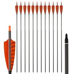 54″ Traditional Recurve Bow Wooden &Arrows 20-70LBS for Archery Hunting Shooting